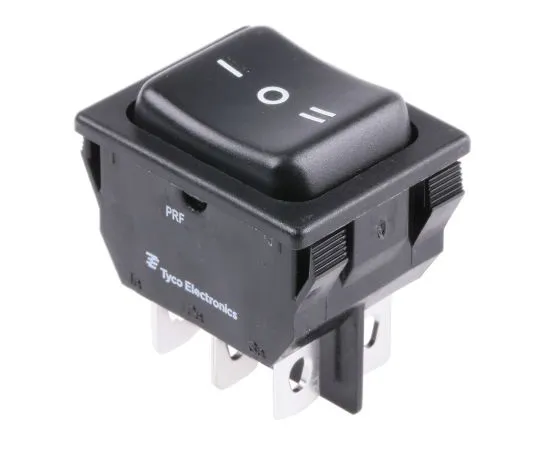 63-4832-26 TE Connectivity Double Pole Double Throw (DPDT), On-Off-On Rocker Switch Panel Mount 1-1634201-2