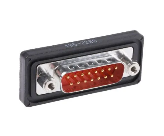 63-4722-62 FCT - A MOLEX COMPANY FWD Series Panel Mount, 15 Pin D-sub Connector Plug, Shell Size A Waterproof D-Sub FWDF15P