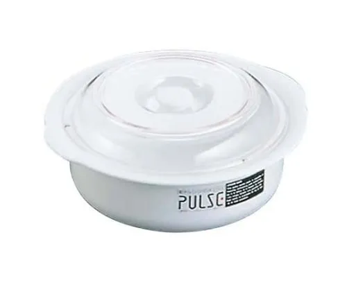 61-6573-03 Microwave Container Pulse Range Round PL-1204 White 5649600