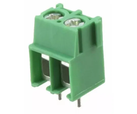 63-4877-46 Phoenix Contact PT 2.5/ 2-5.0-H PCB Terminal Block, 2 Way/Pole, Screw Terminals, 20 → 10 AWG Through Hole, 1935776