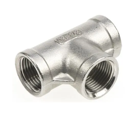 63-4834-50 RS PRO Stainless Steel Circular Tee Tee 3/8in G(P) Female x 3/8in G(P) Female x 3/8 Female G(P) 1.73in 499-2896