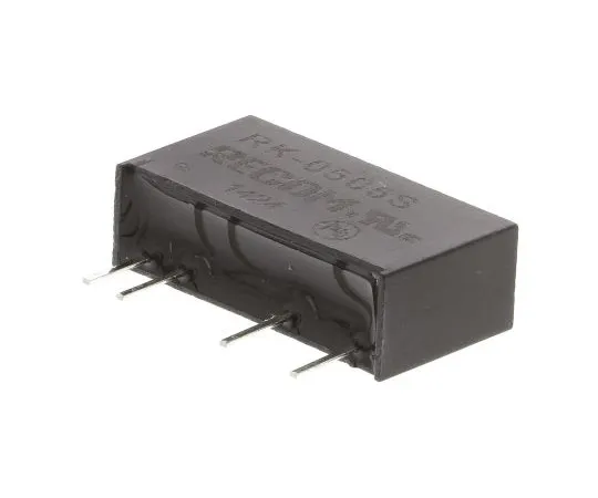 63-4807-17 Recom RK 1W Isolated DC-DC Converter Through Hole, Voltage in 4.5 → 5.5 V dc, Voltage out 5V dc RK-0505S
