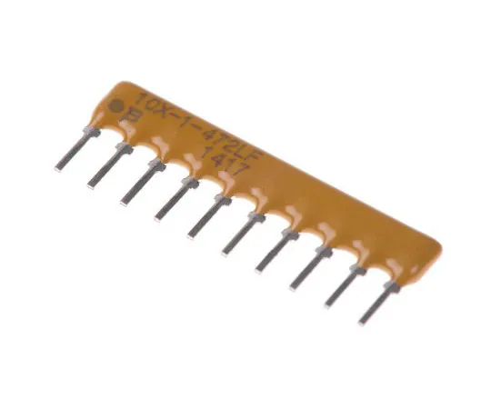 63-4852-86 Bourns Bussed Resistor Network 4.7kΩ ±2% 9 Resistors, 1.25W Total, SIP package 4600X Through Hole 4610X-101-472LF