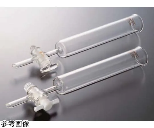 65-6861-58 Flat Bottom Chromatograph Tube G with Cock, Inside 20 x 200 2433-01