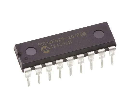 63-4804-71 Microchip PIC16F628-20/P, 8bit PIC Microcontroller, 20MHz, 128 x 8 words, 2048 x 14 words Flash, 18-Pin PDIP PIC16F628-20/P