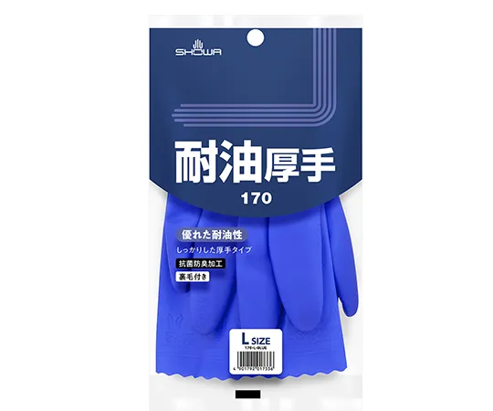 65-1832-83 Oil Resistant Gloves Thick L 120 Pairs 170-L