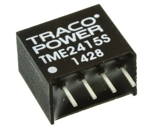 63-4732-55 TRACOPOWER TME 1W Isolated DC-DC Converter Through Hole, Voltage in 21.6 → 26.4 V dc, Voltage out 15V dc TME 2415S