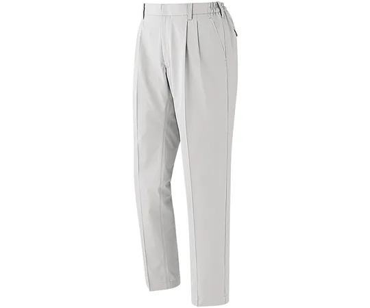 67-6623-12 All Year Work Wear Unisex E/C Slacks Antistatic Silver Gray S G341N-SITA-S
