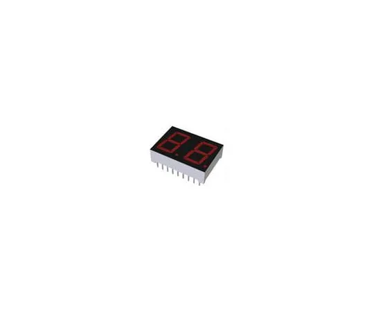 63-4710-81 LB-502VD ROHM 2 Digit LED LED Display, CA Red 16 mcd RH DP 13mm LB-502VD