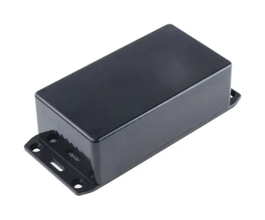 63-4831-37 Hammond 1591, ABS Enclosure, IP54, Flanged, 120 x 65 x 36mm 1591CFLBK