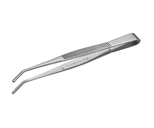 61-7736-15 Tweezers 125 mm Bent Tip NO.122