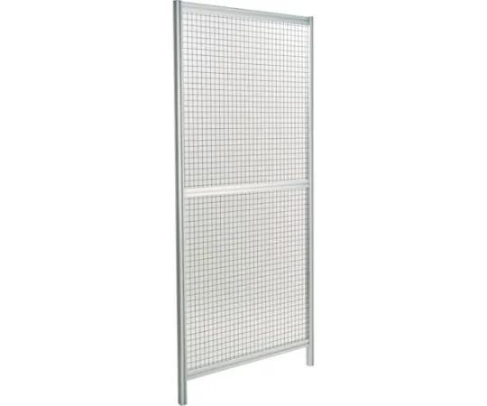 67-5647-73　［Discontinued］Aluminum Frame Safety Fence (Mesh Panel x 2 + Metal Fittings Set)　SJSF-M2