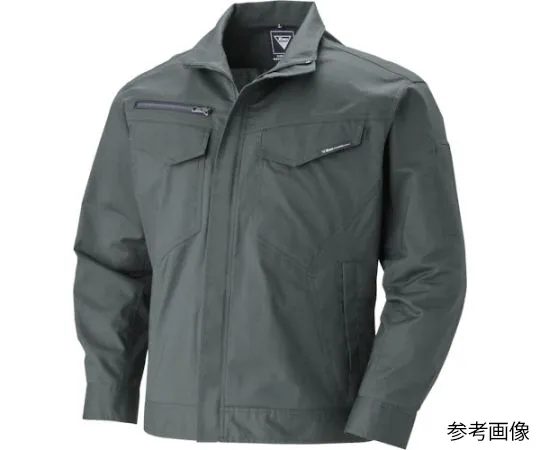 65-8384-43 Long Sleeve Blouson Charcoal Gray 3L 1694-25-3L