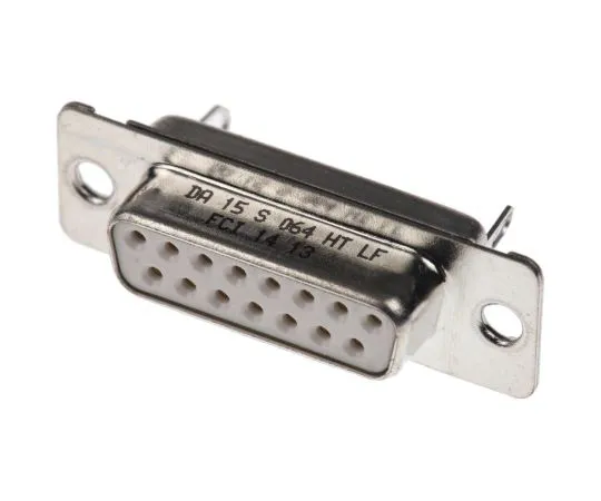 63-4868-24 Amphenol FCI Panel Mount, 15 Pin D-sub Connector Socket, Shell Size A DA15S064HTLF