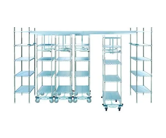 65-2695-85 Top Track Mobile Unit < Shelf Super Series > 3410 x 1220 x 2200 Shelf Board MS1220, Number of Moving Units 3 TT34SEMS122M3D4