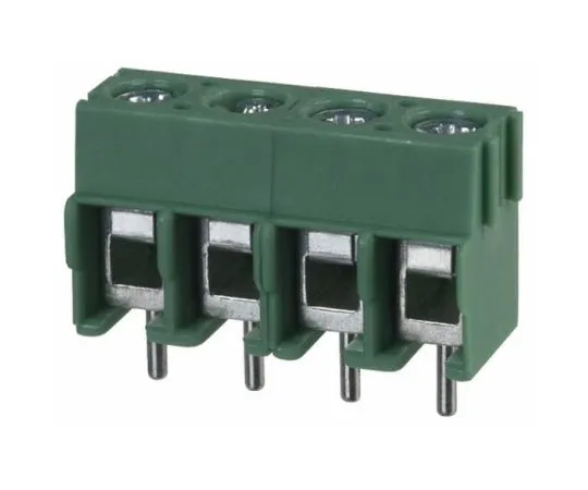63-4877-45 Phoenix Contact PT 1.5/4-5.0-H PCB Terminal Block, 4 Way/Pole, Screw Terminals, 26 → 14 AWG Through Hole, Nylon, 1935187