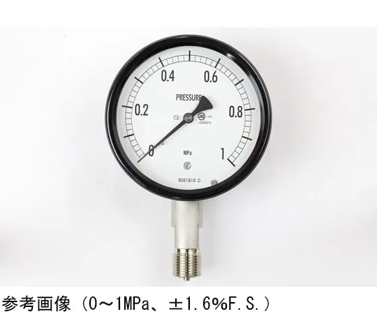 65-4303-87-20 Sealed Pressure Gauge (100Φ) Vertical A Frame with 0.05 MPa with Inspection Certificate BE12-143