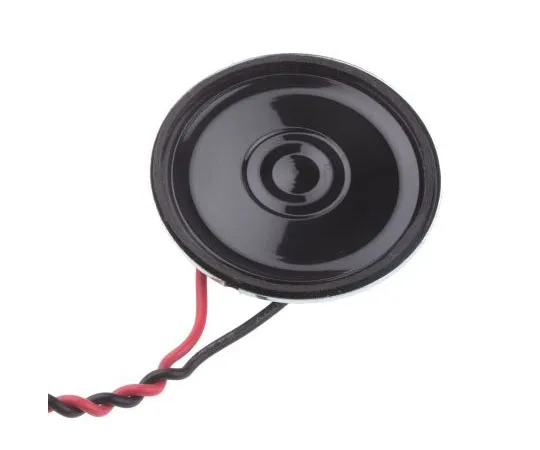 63-4664-02 RS PRO 8Ω 1W Miniature Speaker 36mm Dia. , 150mm Lead Length, 36 (Dia.) x 4.6mm 117-6044