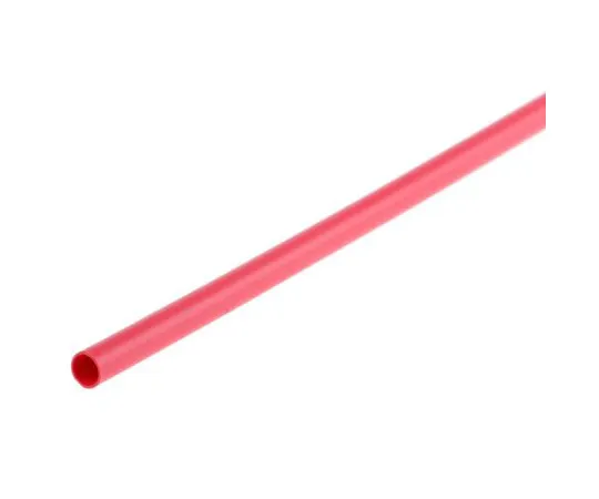 63-4767-46 TE Connectivity Red No Heat Shrink Tubing 2.4mm Sleeve Dia. x 1.2m Length, RNF-100 Series 2:1 Ratio RNF-100-3/32-2-STK