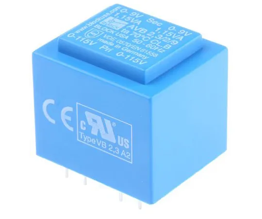 63-4931-55 9V ac 2 Output Through Hole PCB Transformer, 2.3VA AVB2.3/2/9
