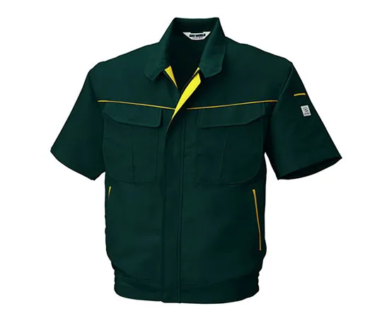 63-1797-86 Half-Sleeve Jacket Green x Yellow 5628-22-S