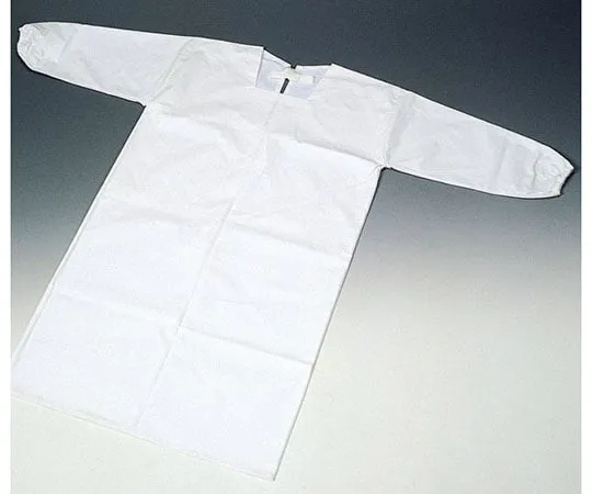 63-4155-12 Fluorine Resin (PTFE) Laminated Apron PR 4820 BC-W Free Size NR2088-001