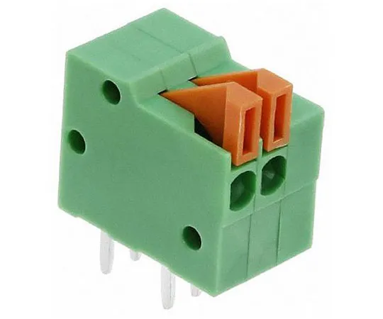 63-4668-31 Board Terminal Strip 2.54 mm Pitch 1 Row 2 Polar Green 1-2834016-2