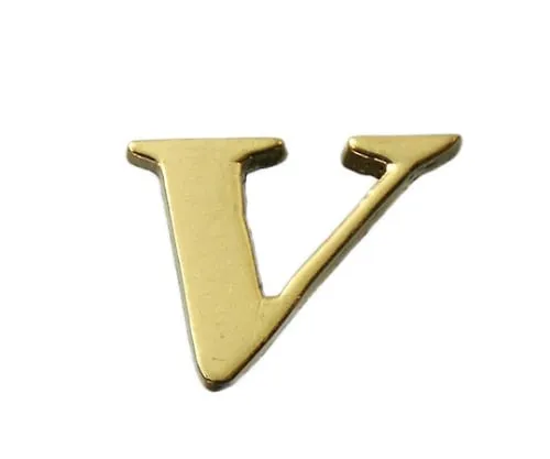 61-7430-72 Brass Gold Characters Large Characters V QL20-V