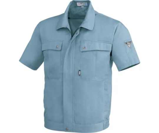 65-8520-57 Short Sleeve Blouson Blue Gray 3L 9210-43-3L