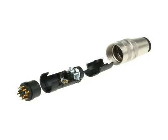 63-4683-62 Binder 680 Series Miniature Cable Mount Connector, 12 contacts Socket 09-0330-02-12