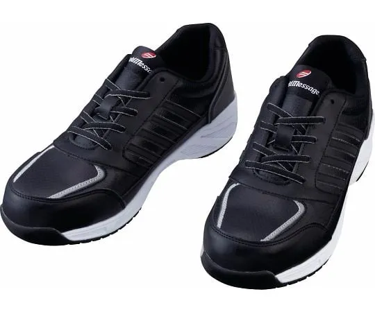 64-0990-53 Safety Shoes Lace-Up Type Black 22.5 cm S8171