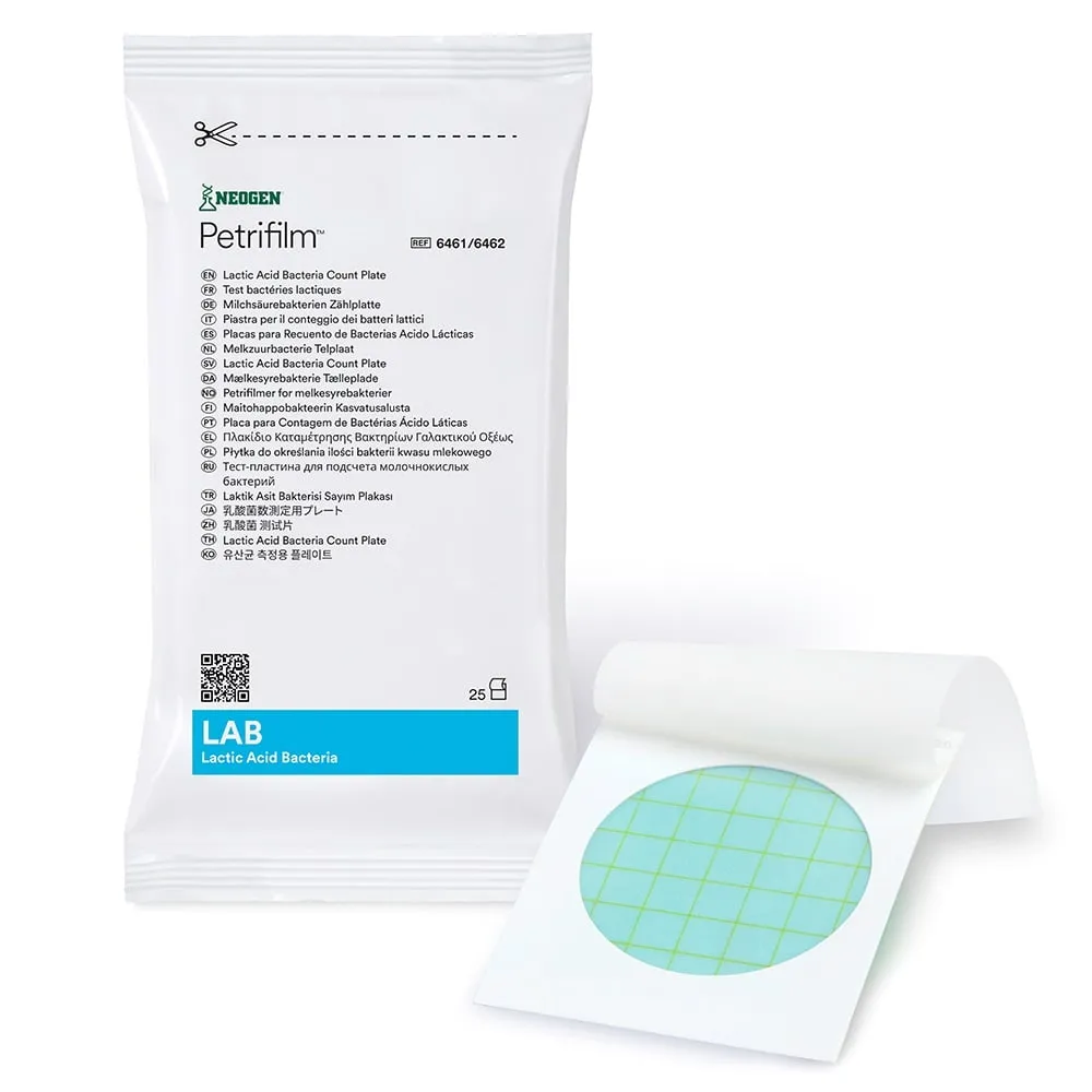 2-4226-15 Petrifilm(TM) Medium (25 Pieces/Bag x 2 Bags) Lactic Acid Bacteria Count 6461LAB
