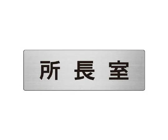 62-0348-54　［Discontinued］Room Name Display Plate Entrance Acrylic (Gray) 80 x 240 x 3 Thickness　RS856
