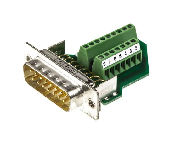63-4831-23 Phoenix Contact VS-15 Series 15 Way Straight Male Screw Terminal D-sub Connector 1688078
