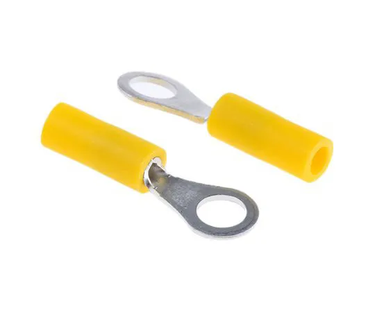 63-4885-59 JST Insulated Crimp Ring Terminal, 3mm Stud Size, 0.2mm² to 0.5mm² Wire Size, Yellow V0.5-3