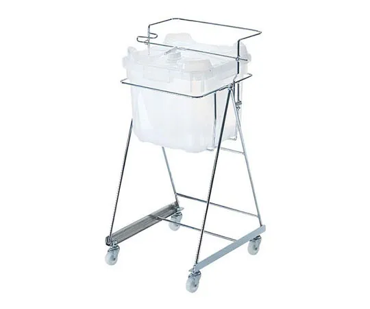 62-6648-42　［Discontinued］Steel Can Stand-Back-in Container with Casters　KC-14