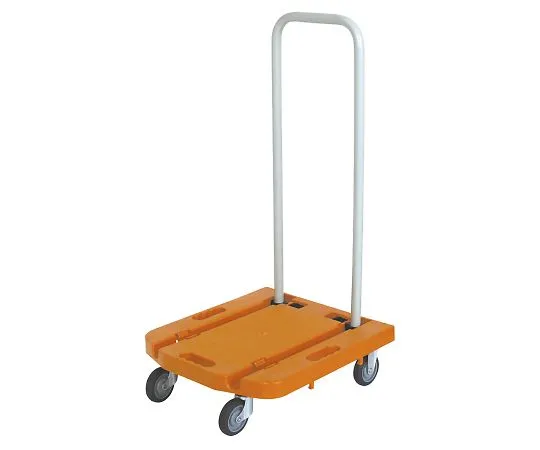 2-7770-11　［Discontinued］Quiet Flat Cart 387 x 438mm Orange　SZM-80-OR