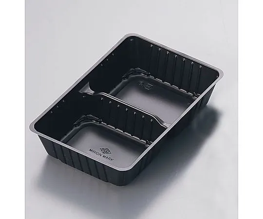 63-1259-48 Ajiro-bento Box, Inside Partition (50 pcs), Black XAZ5101