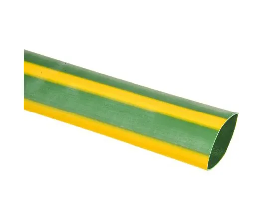 63-4750-80 RS Pro Green/Yellow Halogen Free Heat Shrink Tubing 25.4mm Sleeve Dia. x 1.2m Length 2:1 Ratio 268-5041