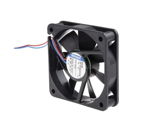 63-4773-91 ebm-papst 600F Series Axial Fan, 60 x 60 x 15mm, 19m³/h, 400mW, 12 V dc 612FL