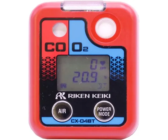 67-8024-94 Personal Oxygen and Carbon Monoxide Meter with Battery Specifications Bluetooth Compatible (with Traceability Certificate) CX-04BT