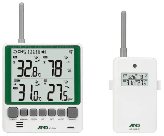 64-2544-11 Wireless Multichannel Thermohygrometer AD-5664SET