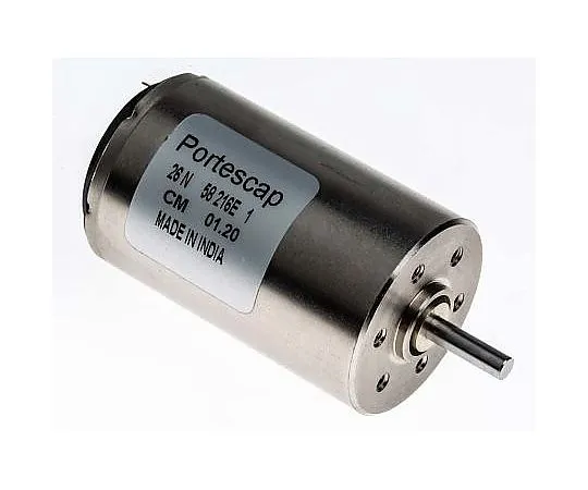 63-4746-84 Portescap DC Motor, 5.75 W, 12 V dc, 17.3 mNm, 4700 rpm, 3mm Shaft Diameter 26N58-216E.1