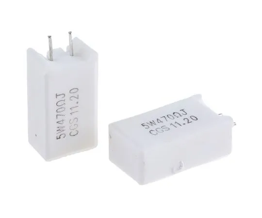 63-4724-09 TE Connectivity 470Ω 5W Metal Film Fixed Resistor ±5% ±300ppm/°C SQMR5470RJ