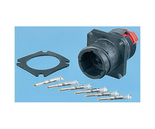 63-4733-43 Souriau Clipper Series Flange Mount Housing, 14 contacts Plug CL1M2201