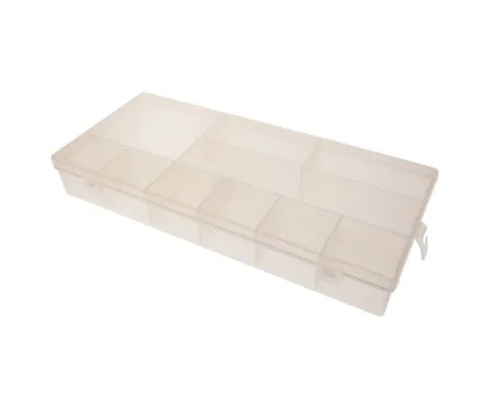 63-4793-78 RS PRO 10 Cell Transparent PP Compartment Box, 50mm x 338mm x 153mm TMCLUBT1