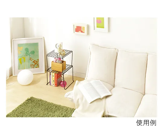 62-0898-65　［Discontinued］Wire Locker Shelf Black 281 x 277 x 221mm　WLS-8B