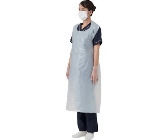 67-6826-09 Vinyl Apron P White 50 Pieces 076355