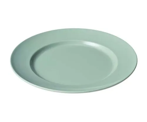 61-6836-31 Melamine Chinese Tableware Flat Plate 9 inch CS-21 celadon plain 2423600