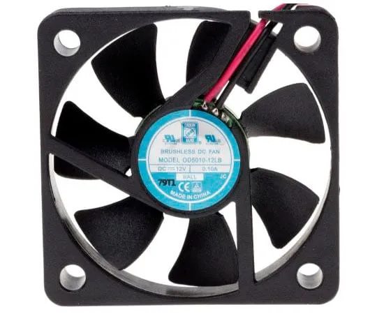63-4690-12 RS PRO Axial Fan, 50 x 50 x 10.5mm, 9cfm, 960mW, 12 V dc 144-2049